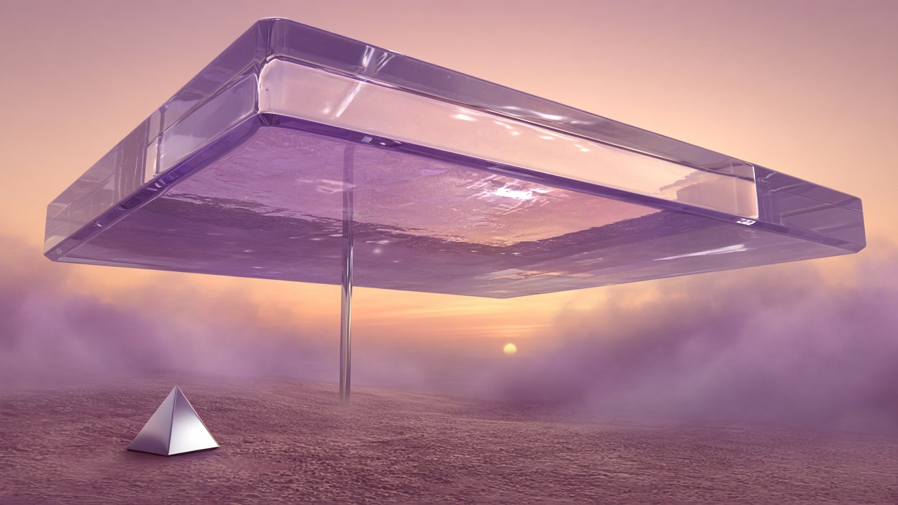 Violet Glass Overhang
