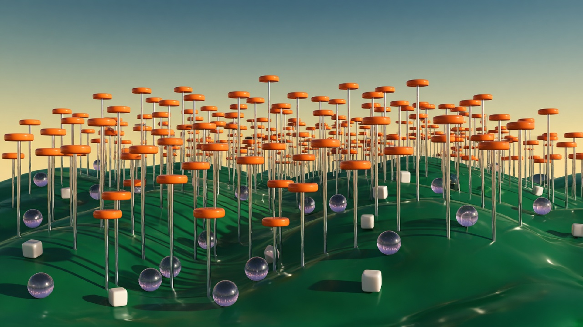 Tangerine Stem Grove